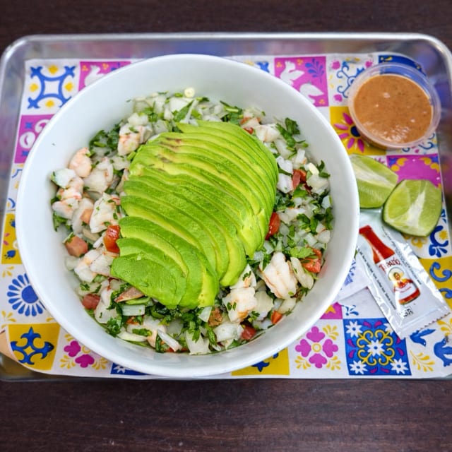Shrimp Ceviche.