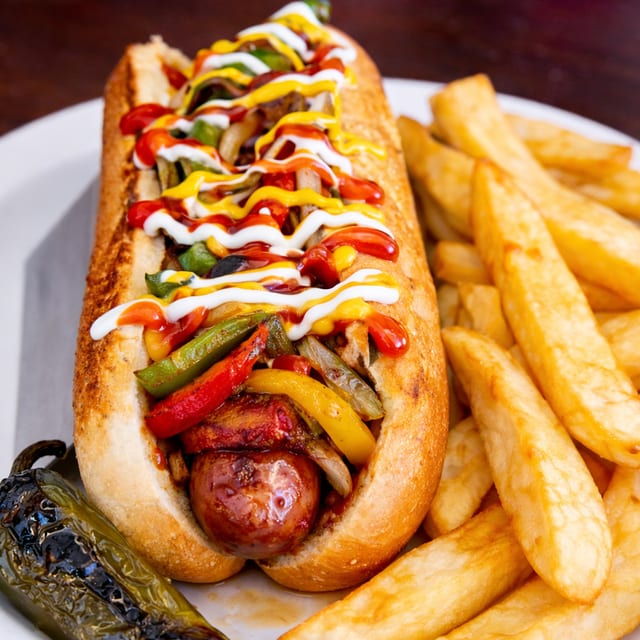 Street Dog w/Fries.